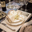 12 Servilleteros Flor Oro para Boda Fiesta Banquete