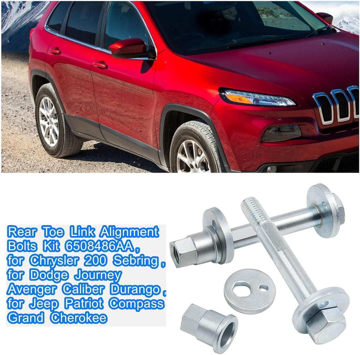 Kit pernos alineación Chrysler Dodge Jeep 2uds