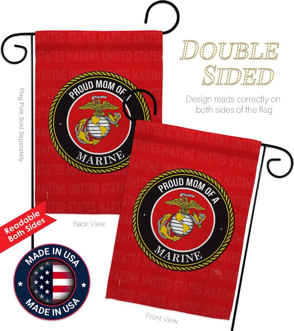 Bandera Cuerpo de Marines para patio pequeño