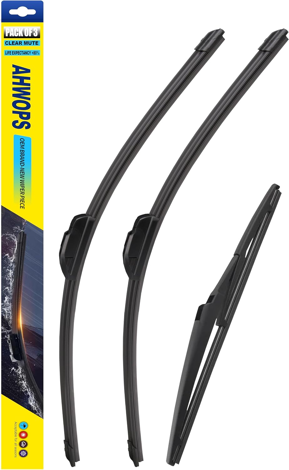 Repuesto escobillas Jeep Compass 18-23 set 3