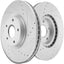 Set 2 frenos delanteros ranurados Infiniti Nissan 13-18