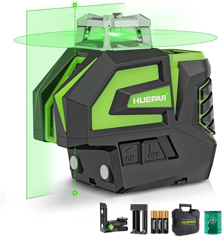 Láser autonivelante con 2 puntos de plomada y 360°