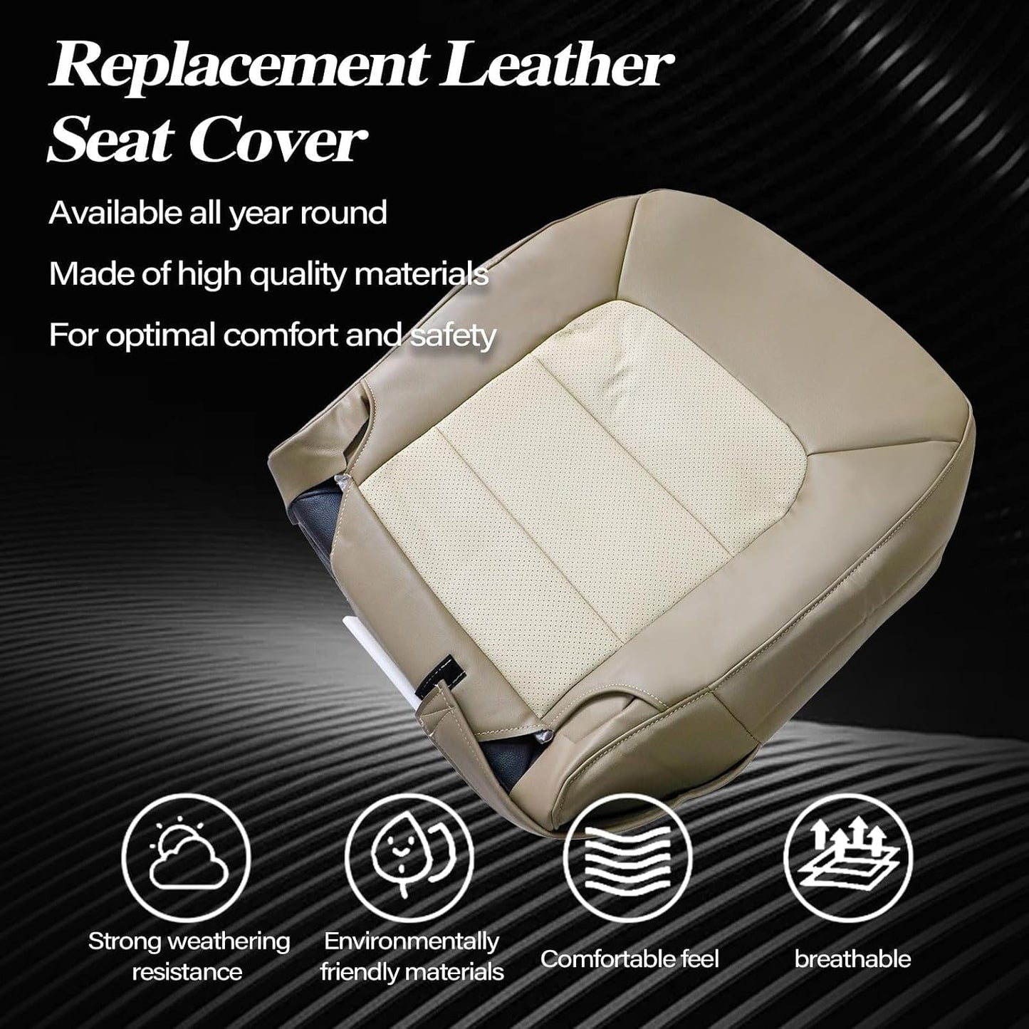 Funda asiento piel perforada Ford Expedition 03-06