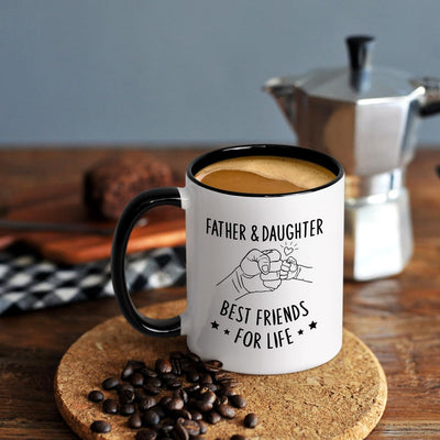 Taza 11oz regalo papá hija mejor amigo