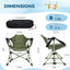 Silla hamaca plegable para niños color verde