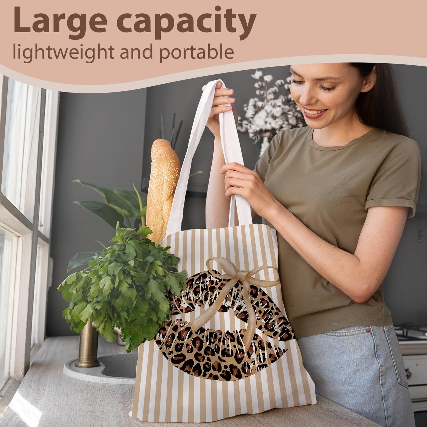 Bolso canvas inspiracional para mujer You Can Do Hard Things