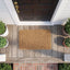 Tapete entrada coco Beige rectangular