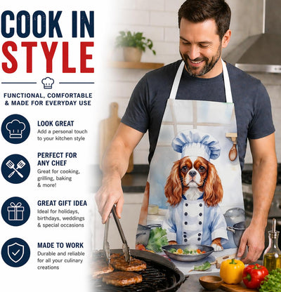Delantal cocina unisex grande multicolor para adultos