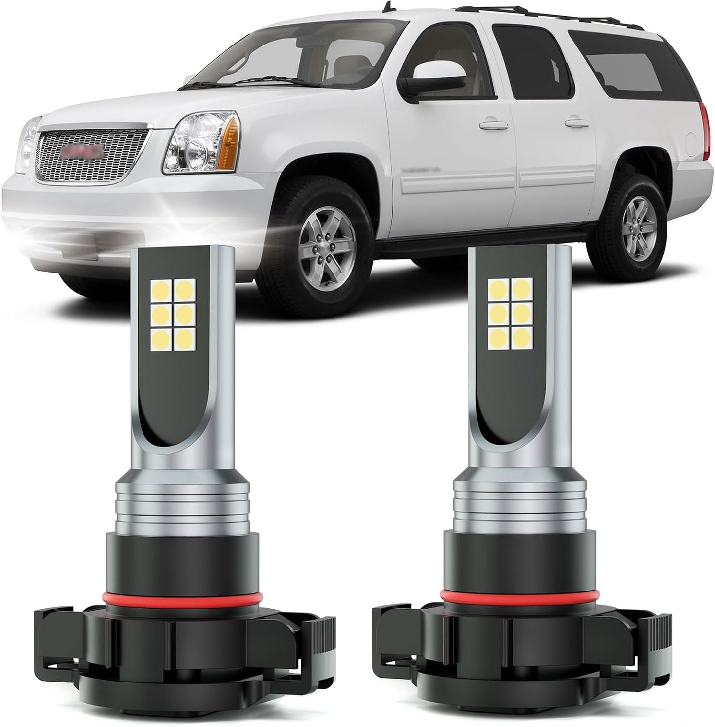 Luces antiniebla LED GMC Yukon 07-14 6500K blanco frío set 2
