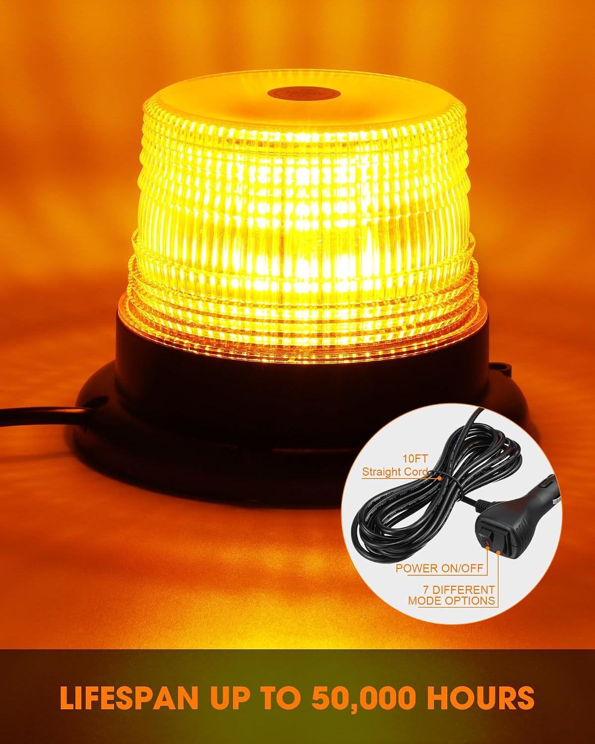 5 Luces LED Ámbar 12-24V para Vehículo