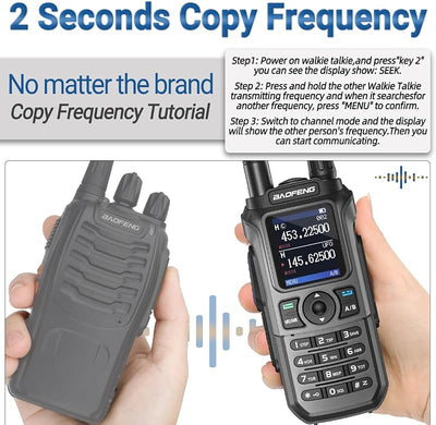 Radio Ham UV-21R portátil 999 canales VOX antena alta ganancia