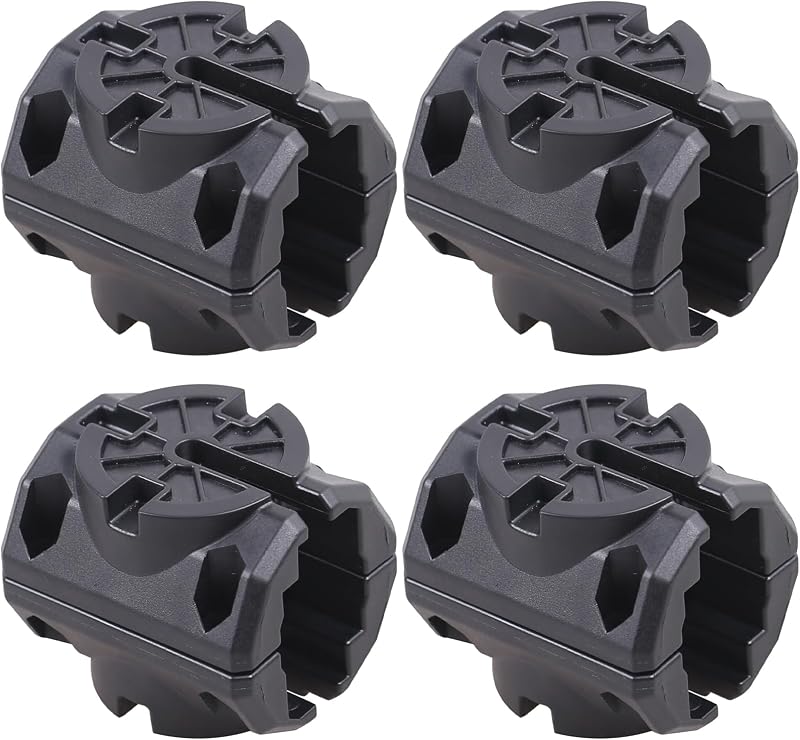Adaptador riel Hobie H-Rail Kayak negro