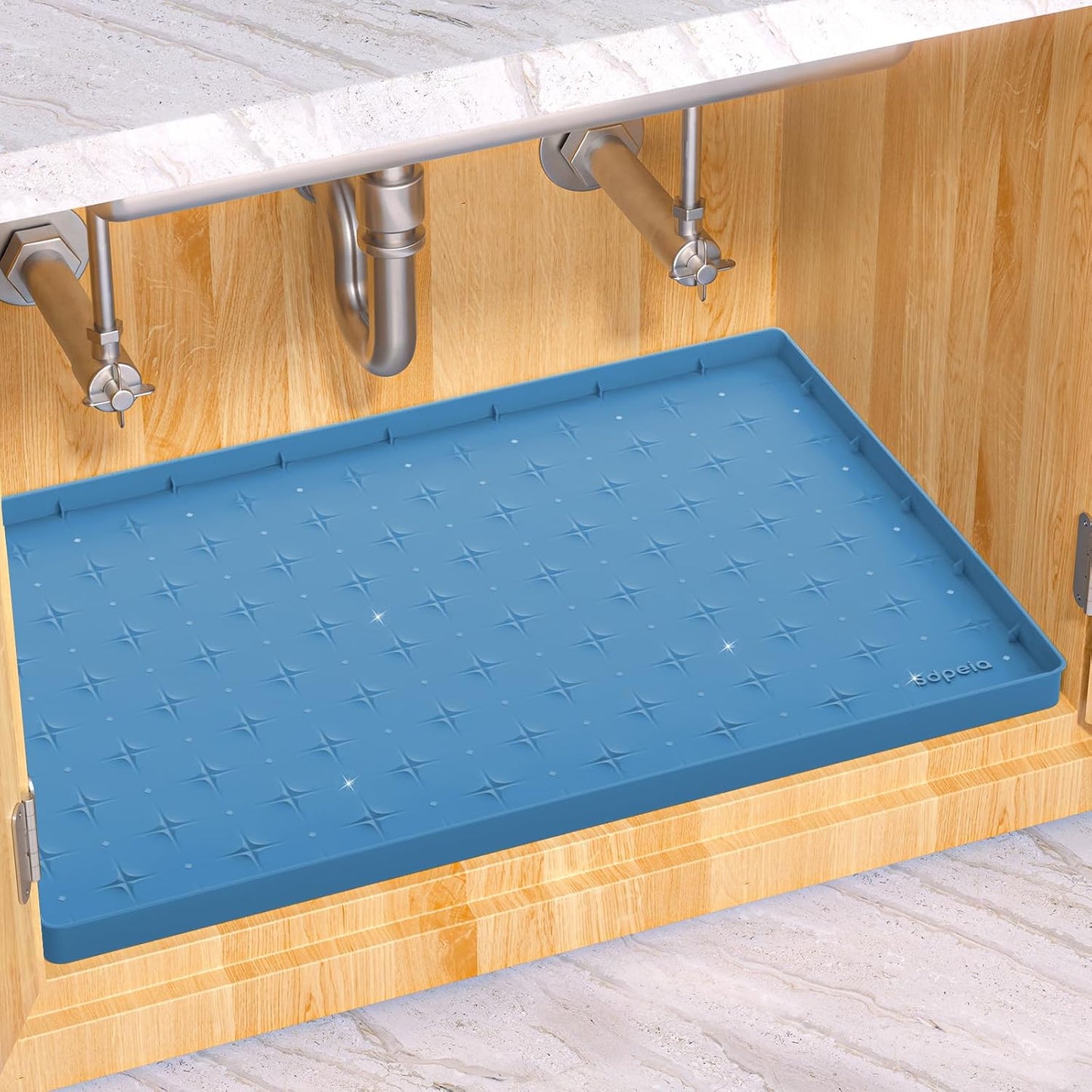 Tapete silicona impermeable 22x14" protector cocina baño