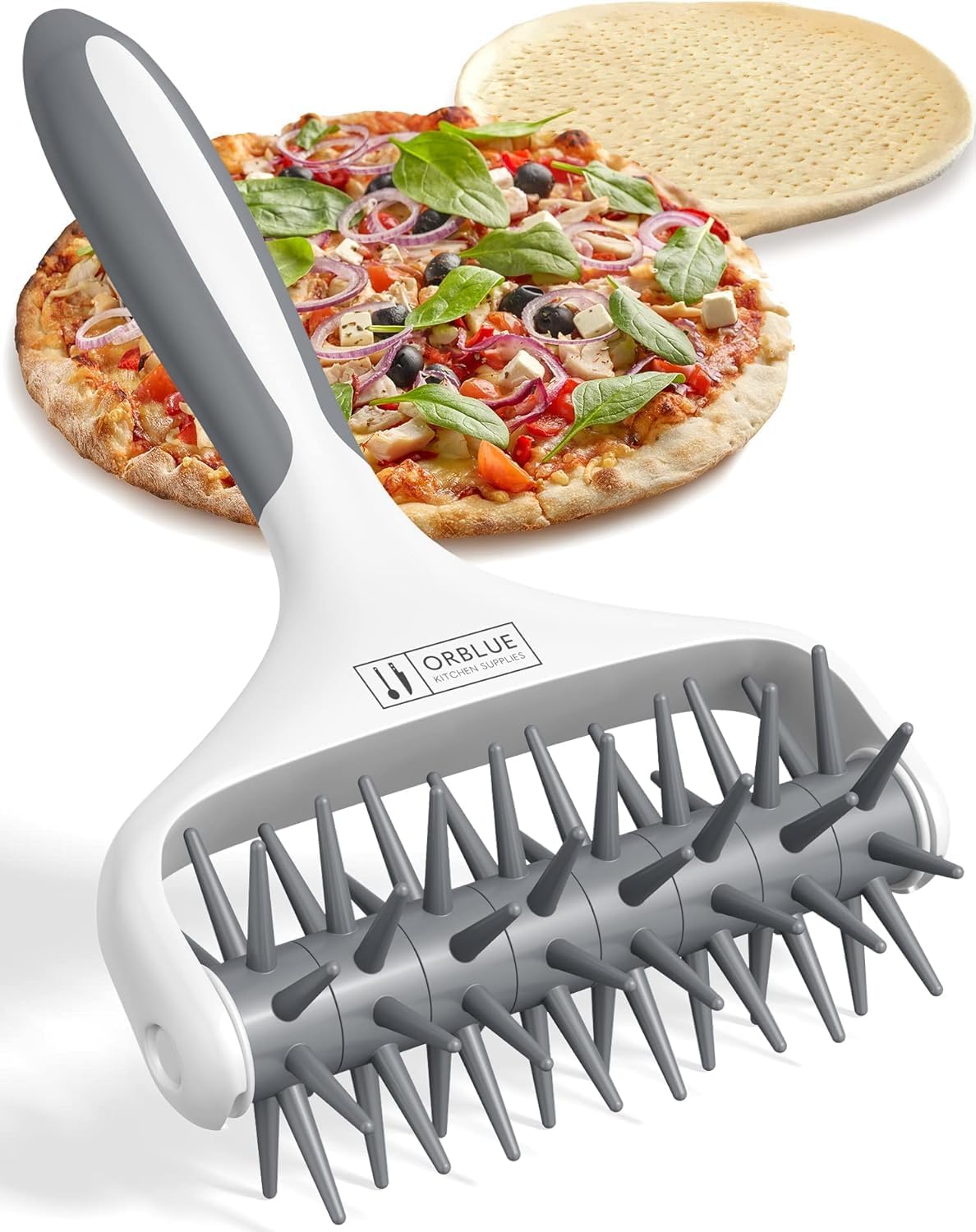 Amasador masa pizza rodillo pastelería herramienta ahuecado cocina