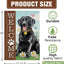 Bandera jardín perro labrador negro patas estampado