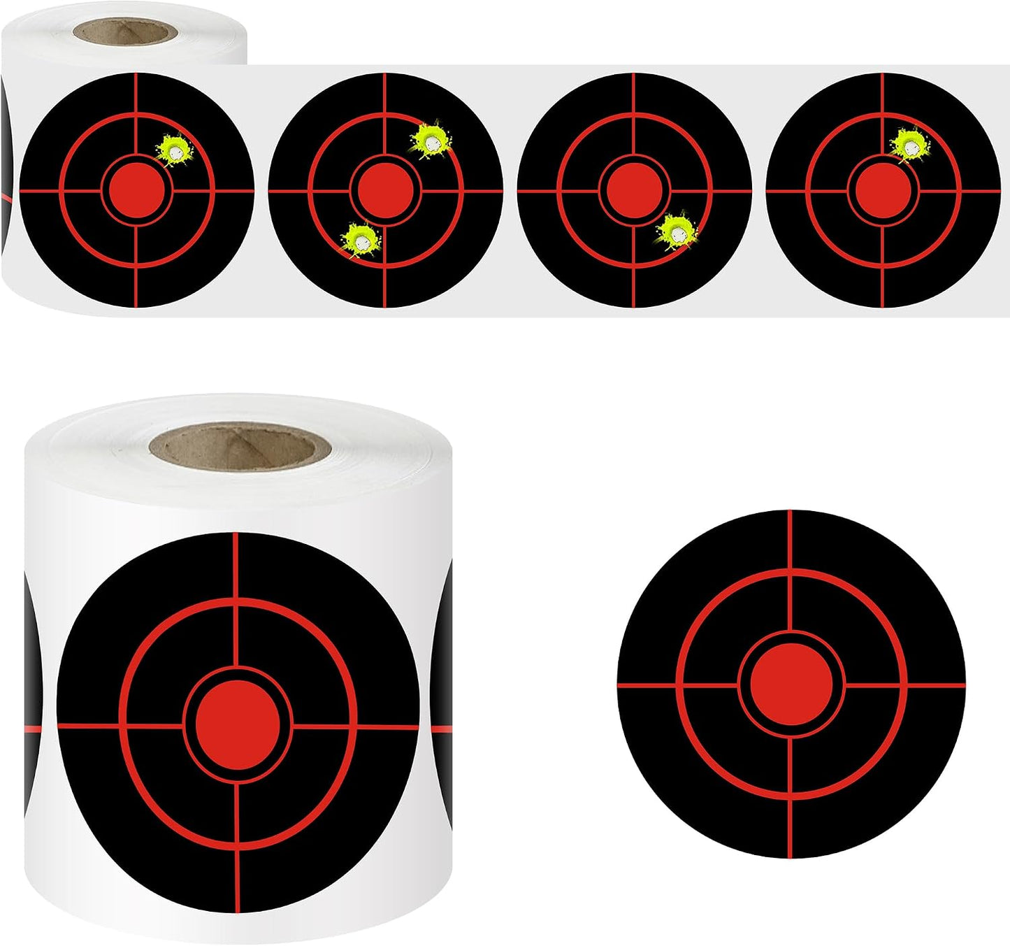 3 Pzas Adhesivos blancos para tiro 250pcs