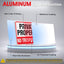Letrero No Trespassing con estaca metal 54" pack 2 aluminio