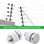 12 Conectores Alambre Valla Aluminio 12-17