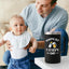 Taza café aislada 20oz regalo papá color negro