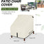 Fundas sillas patio impermeables 30x33" set 2