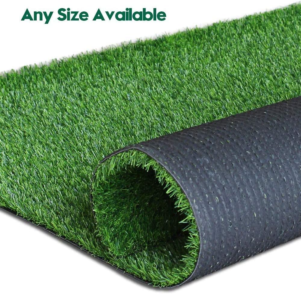 Alfombra césped artificial 5x10ft 0.7pulg interiores