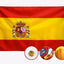 Bandera España doble cara 3x5m nailon 210D resistente exterior