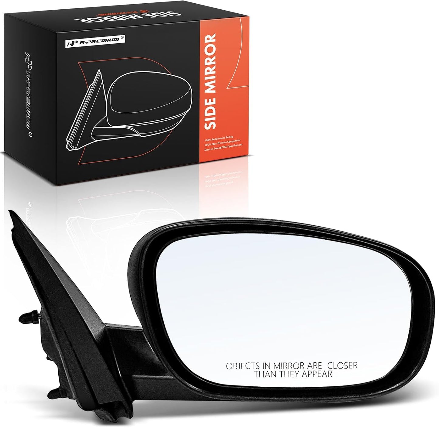 Espejo retrovisor exterior Dodge Charger texturizado negro
