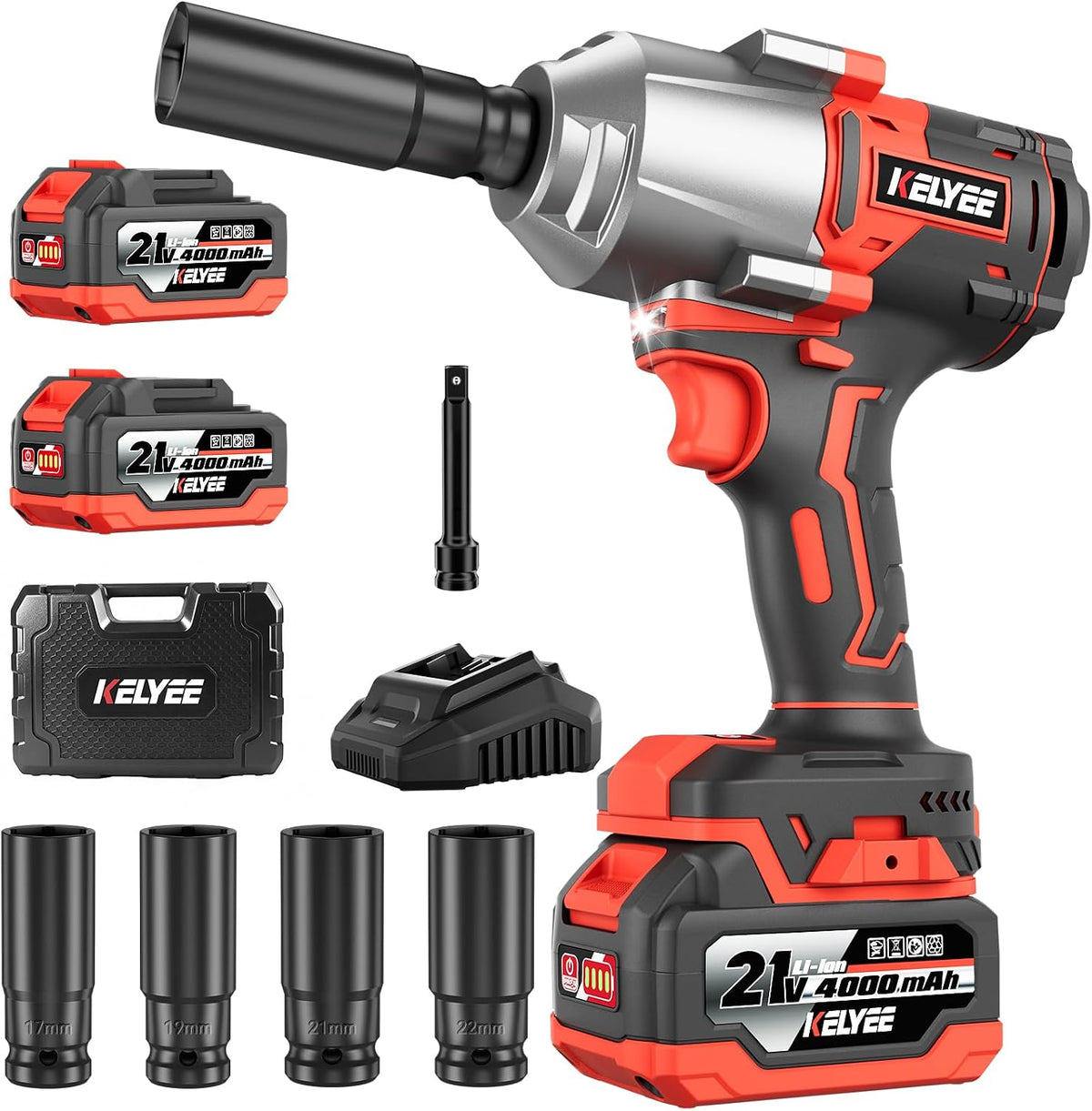 Llave impacto 996 pies-libras inalámbrica 21V sin escobillas