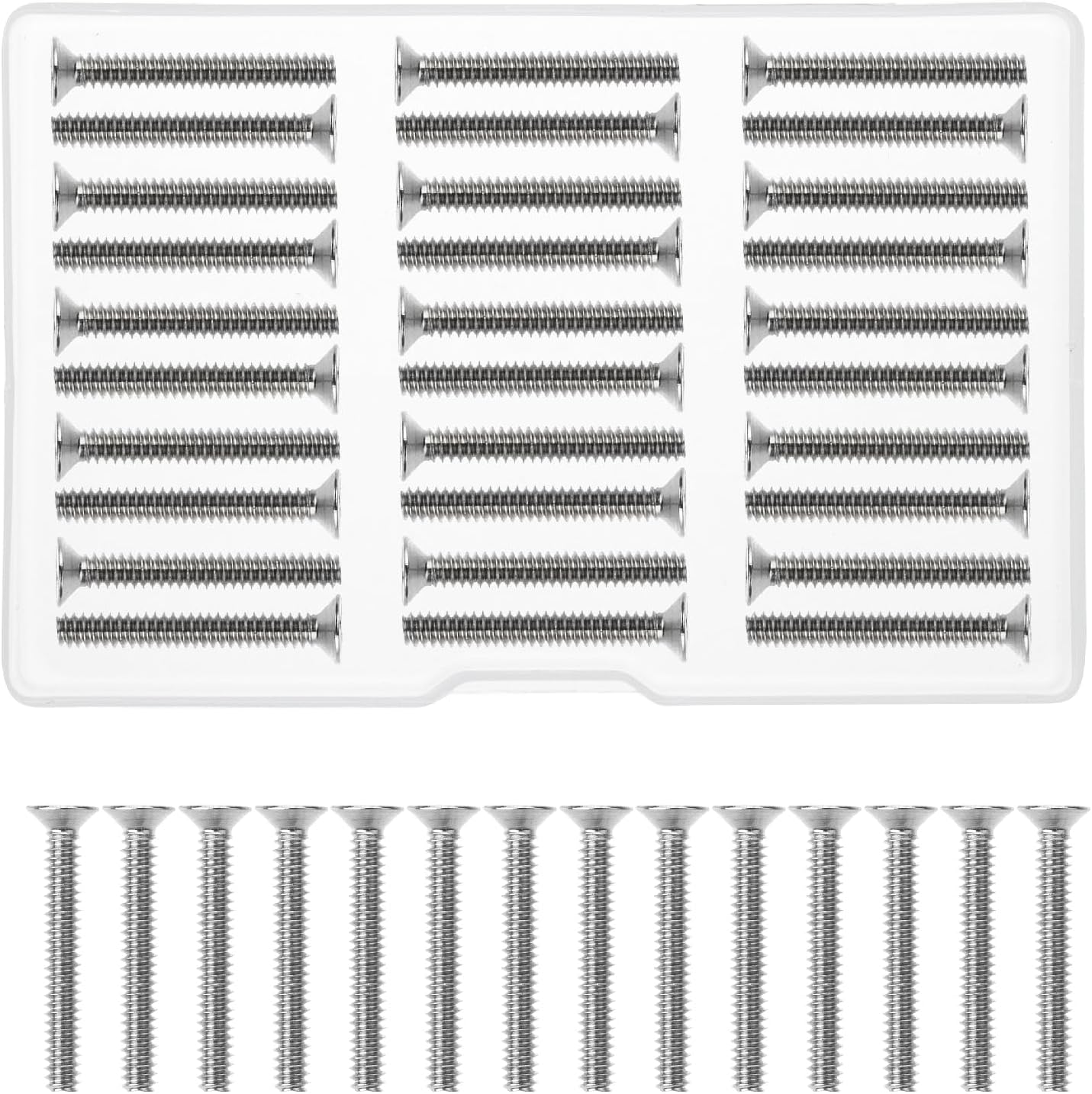 Tornillos placa pared 6-32 s 30 pzas