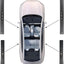 4 Pzas Protector Umbral Puerta Subaru Ascent 19-26 Negro