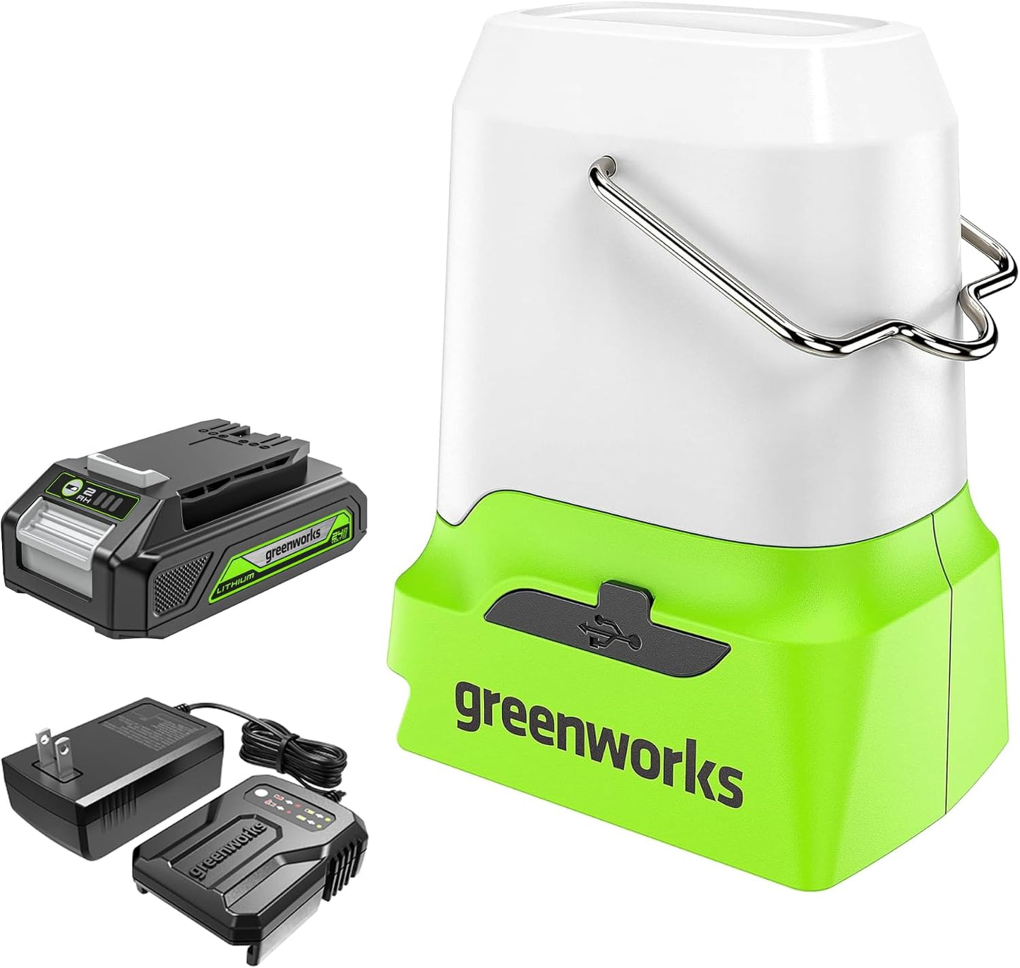 Linterna inalámbrica 24V 500lúmenes con USB y 3 modos