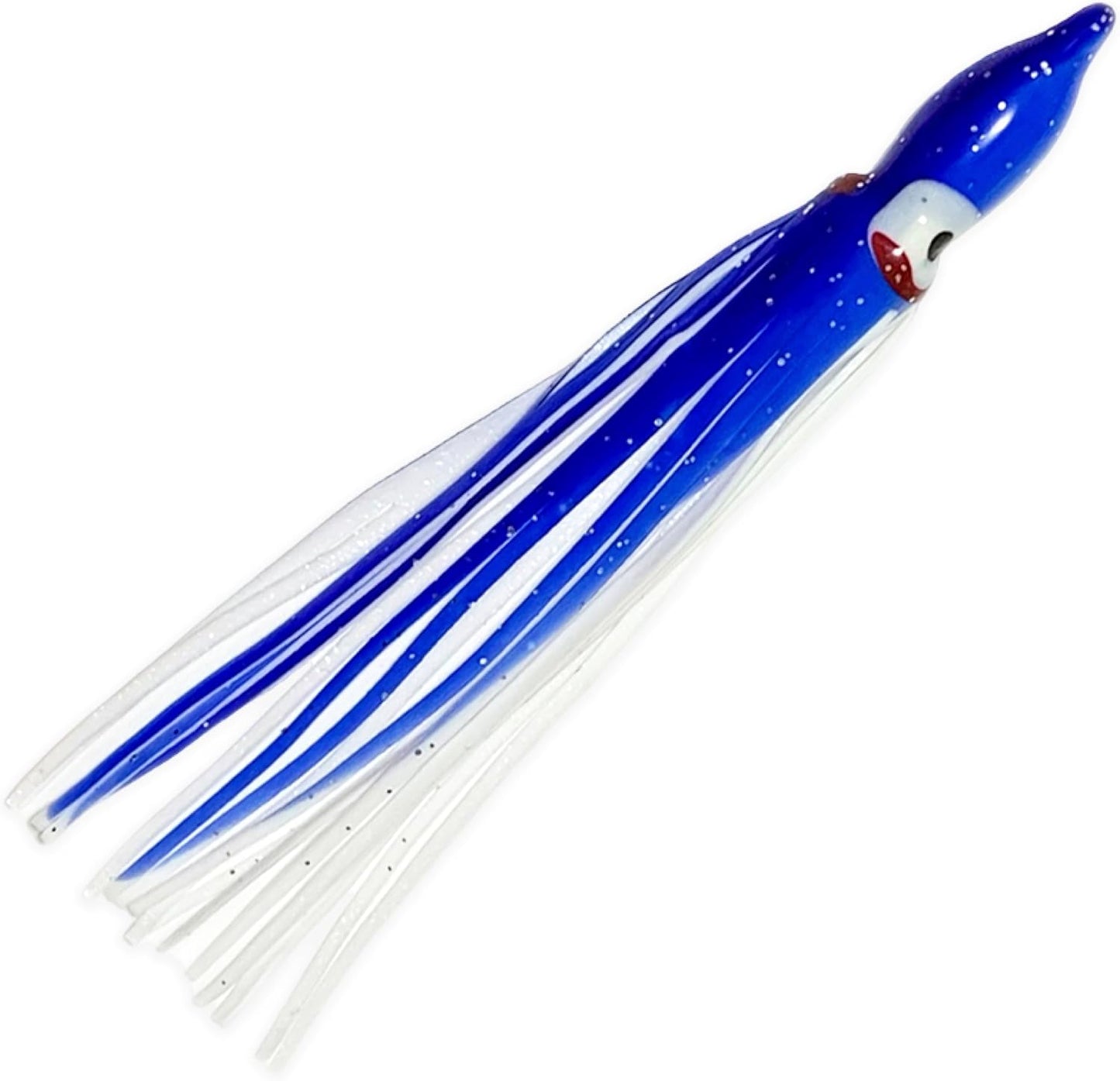 Faldas calamar 4.75" 40 señuelos Hoochie azul