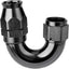 Manguera PTFE aluminio negro 180 grados