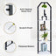 Estante esquinero 70" 5 niveles para libros y almacenamiento
