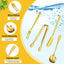 Accesorios tabla embutidos cuchillos dorado