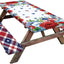 Set fundas mesa picnic bandera USA ajustable impermeable