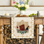 Camino mesa beige Star of David Pesach 13x72pulg