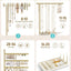 Organiz. joyería soporte anillos collares pendientes