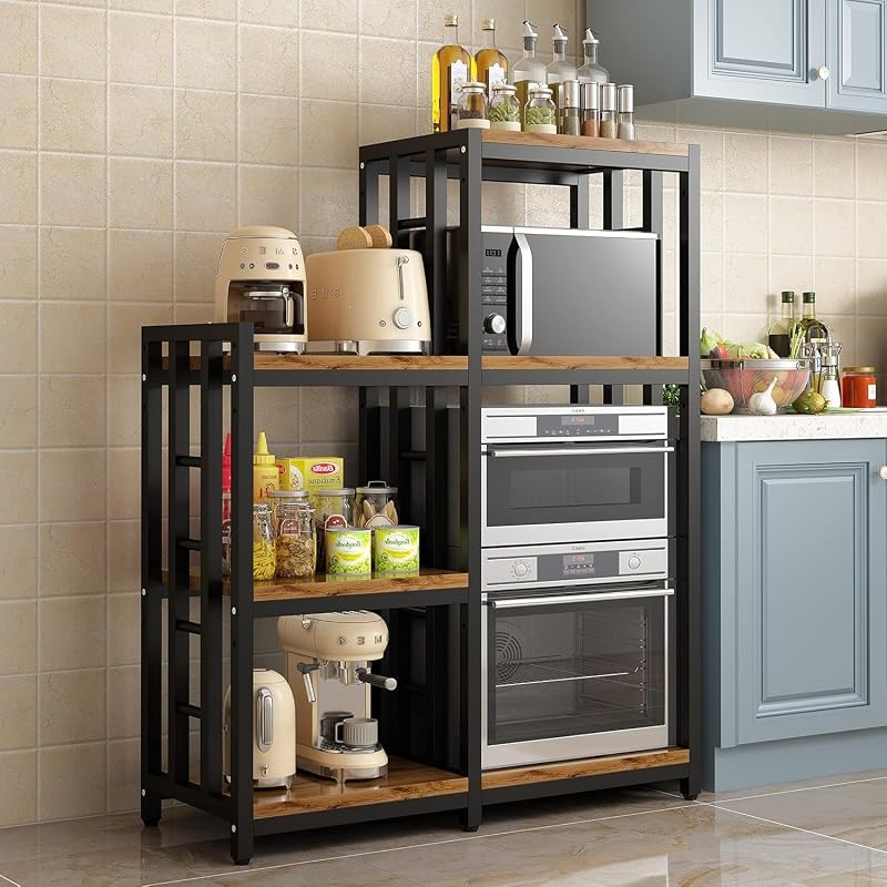 Estante cocina 6 niveles para panadería 52x40" marrón
