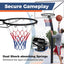 Aro baloncesto 18/15" colgante pared puerta todo clima