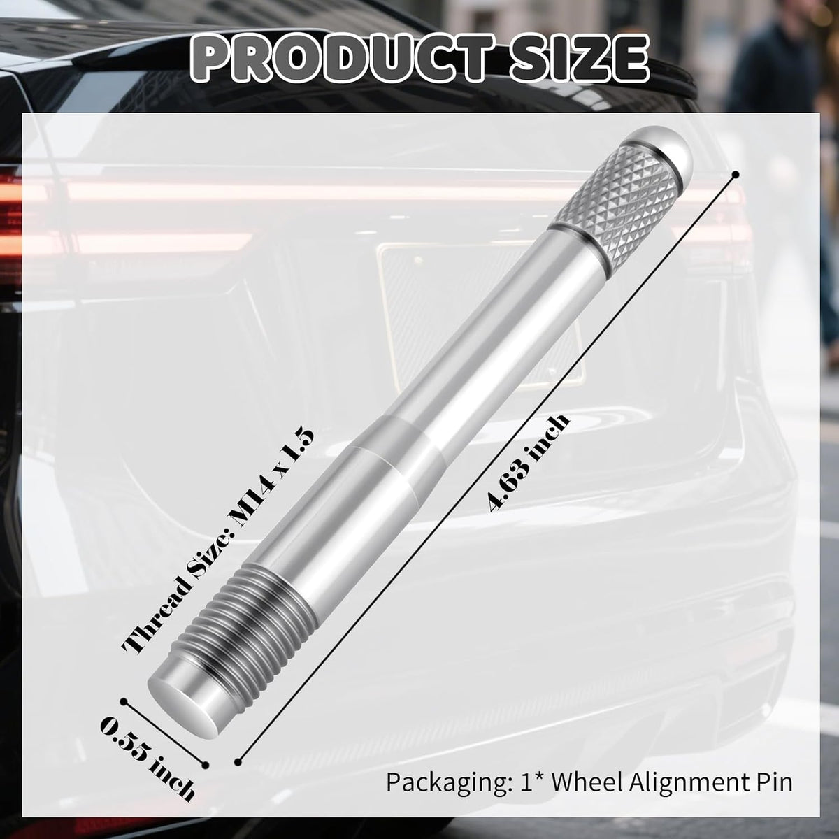 Herramienta alineación rueda acero inox profesional