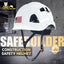 Casco seguridad construcción ABS ajustable certificado ANSI