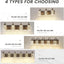 Luces baño LED 5 modos color acabado bronce burbuja cristal