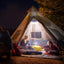 Luz solar recargable 4500lm impermeable campamento