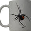 Taza café diseño araña negra regalo oficina fiesta