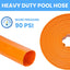 Manguera retrolavado piscina 100ft x 2pulg PVC resistente
