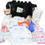 Kit primeros auxilios bolsa táctico chaleco negro