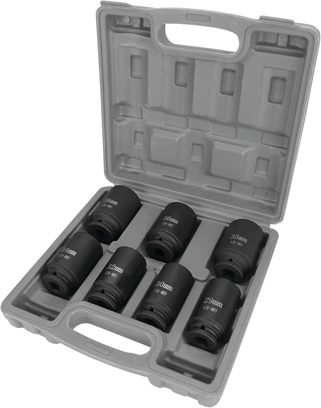 Set 7 llaves eje W89323 acero cromo para vehículos