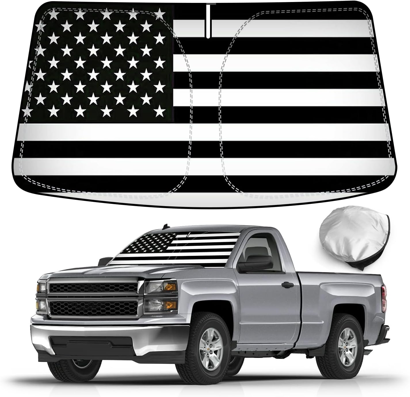 Parasol plegable para Chevy Silverado 2014-18 UV