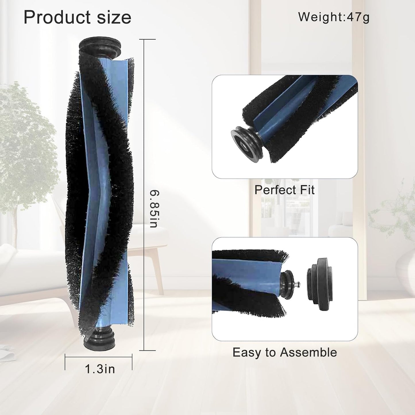 2 Pack Cepillo Principal Robot Aspirador Eufy X10 Pro